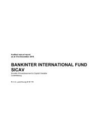 bankinter international fund sicav - Banque Privée Edmond de ...