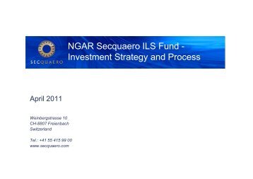 NGAR Secquaero ILS Fund - Banque Privée Edmond de Rothschild ...