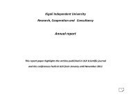 Annual report - Kigali Independent University ULK