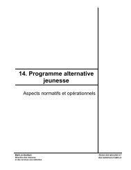 Programme alternative jeunesse - Emploi et solidarité sociale