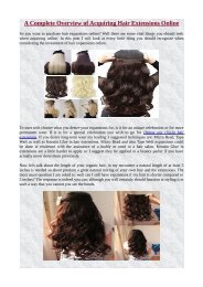 A Complete Overview of Acquiring Hair Extensions Online