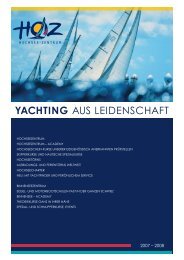 YACHTING AUS LEIDENSCHAFT