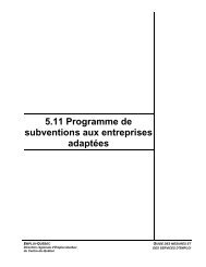 Programme de subventions aux entreprises adaptées (PSEA)