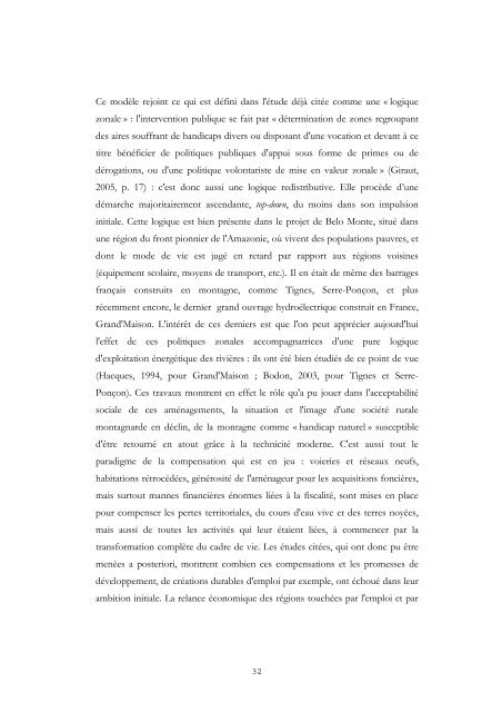 2 Le local dans le - Politiques territoriales et dÃ©veloppement durable