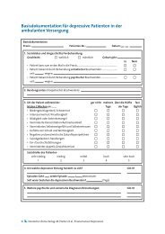 Basisdokumentation - Depression-leitlinie.de