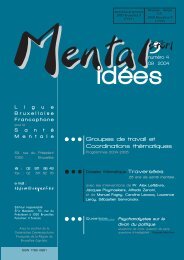 Mental idÃ©es . NÂ° 4 . Septembre 2004 - Ligue Bruxelloise ...