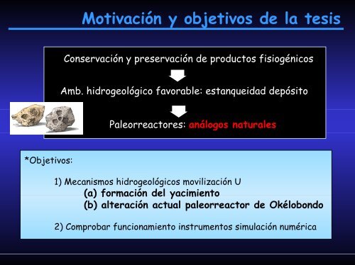 ModelaciÃ³n del transporte reactivo en los yacimientos de ... - UPC