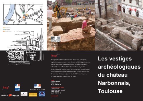 Les vestiges archéologiques du château Narbonnais, Toulouse - Inrap