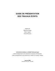 guide de prÃ©sentation des travaux Ã©crits - UQAT.ca