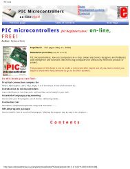 PIC microcontrollers - Dsp-Book