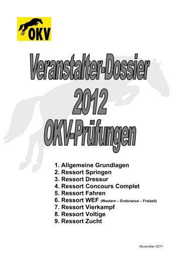 Kontakt-Adressen 2012 - OKV