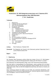 Protokoll DV 2012, Teil 2 - OKV