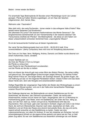 Erlebnisbericht von Stefan Rohr, aus D-MÃ¼nchen - Schule fÃ¼r ...