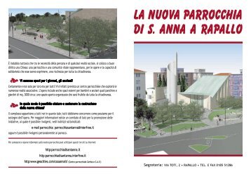 La nuova parrocchia di S. Anna a Rapallo