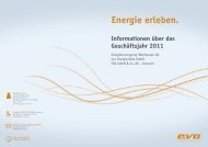 GeschÃ¤ftsjahr 2011 - EVO Energieversorgung Oberhausen AG