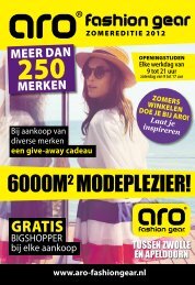 Download hier het ARO Zomer Magazine - ARO Fashion Gear