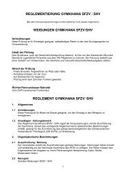 reglement gymkhana sfzv/ shv