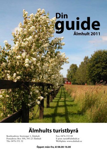 Din guide i Ãlmhultsbygden 2011.pdf - Ãlmhults kommun