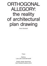 ORTHOGONAL ALLEGORY: the reality of architectural ... - Designblog