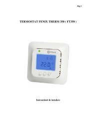 Termostat digital FT350 - Delphi Electric