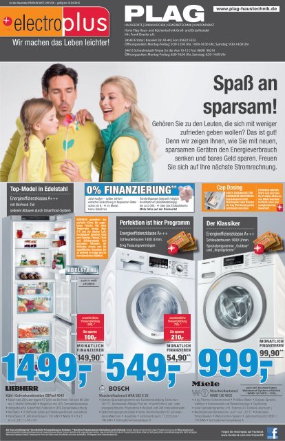 Prospekt electroplus Spaß am sparsam!