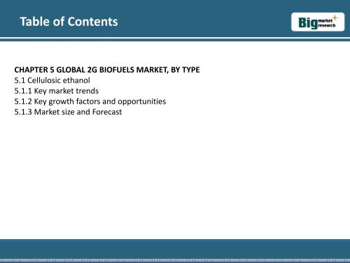 Global Second Generation Biofuels Market Growth, Application, 2020