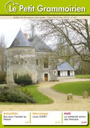 Le Petit Grammoirien - Le Plessis-Grammoire