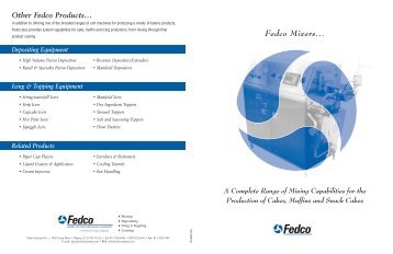 Fedco Mixersâ¦ - Notleys Bakery Equipment