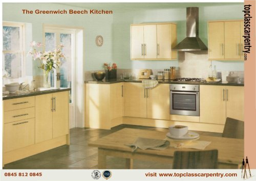 The Greenwich Beech Kitchen - Top Class Carpentry