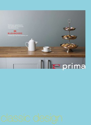 Bushboard Prima Worktops - Top Class Carpentry