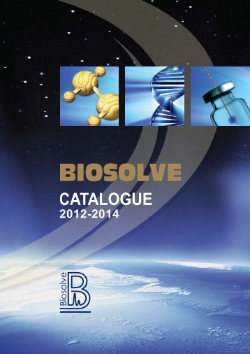 Biosolve-Catalogue