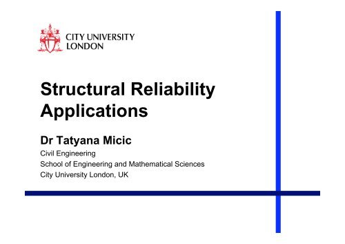 Structural Reliability Applications