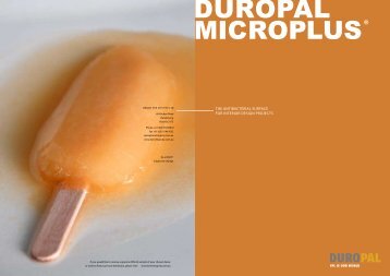 Brochure DUROPAL microPLUS - Bench Top City