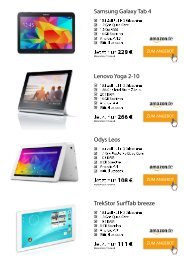 Die besten 10.1 Zoll Tablets April 2015 hier günstig kaufen