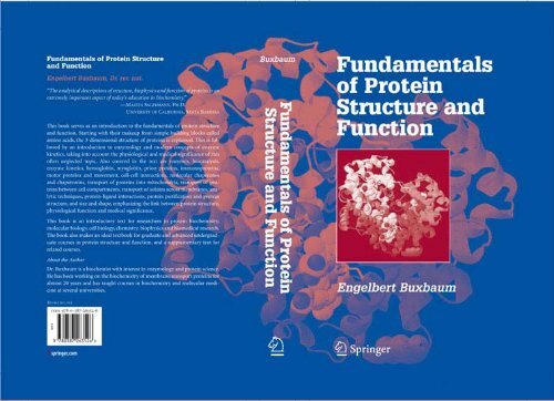 Fundamentals Of Protein Structure And Function Pdf