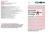 VALUTAZIONE DELLA COMUNICAZIONE IN HIV/AIDS