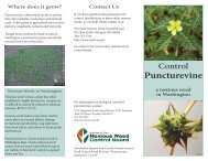 Contact Us - Washington State Noxious Weed Control Board