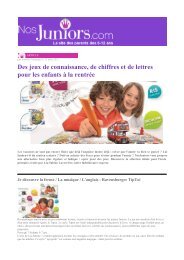 Des jeux de connaissance, de chiffres et de lettres pour les enfants ...