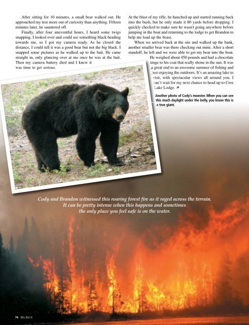 Bears of Cree Lake - Big Buck Magazine