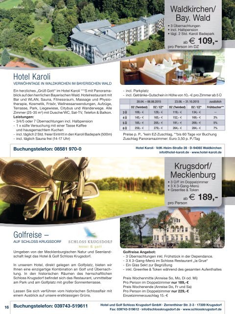 EDEKA Reisemagazin Reiselust April 2015