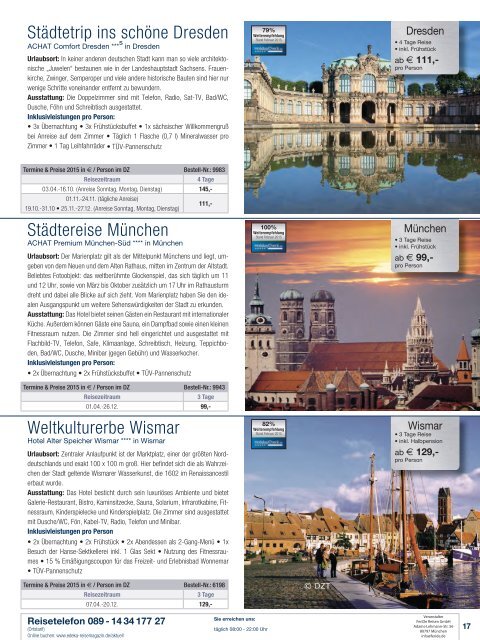 EDEKA Reisemagazin Reiselust April 2015