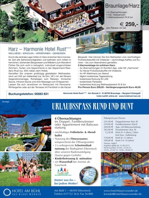 EDEKA Reisemagazin Reiselust April 2015