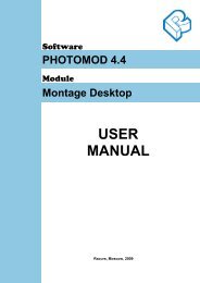PHOTOMOD Montage Desktop - Racurs