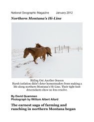 Northern Montana Hi-Line (Nat Geo).pdf - ePetersons.com