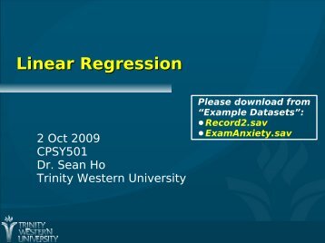 Linear Regression
