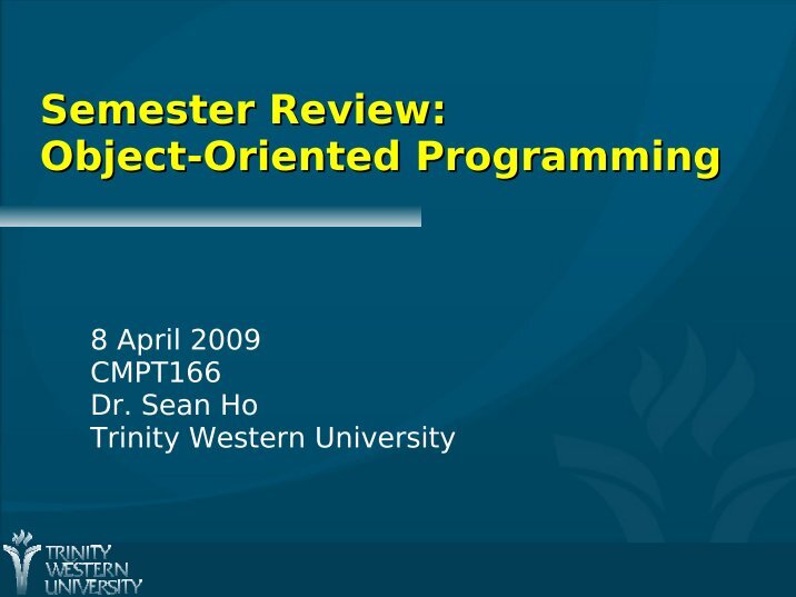 semester review semester review