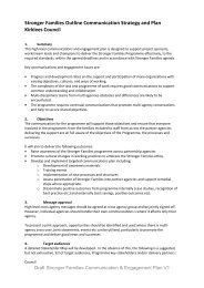 draft communication plan - Voluntary Action Kirklees