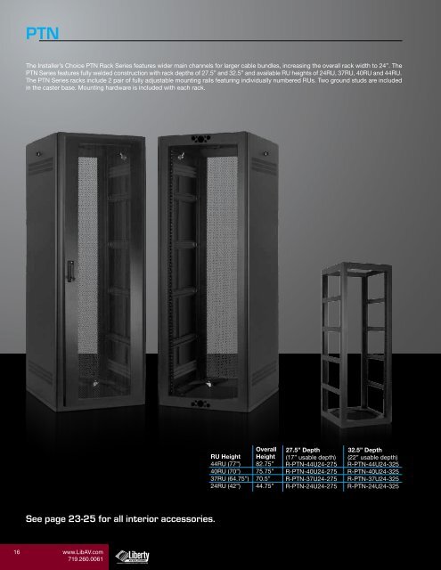 Installers Choice Rack Catalog - Liberty AV Solutions