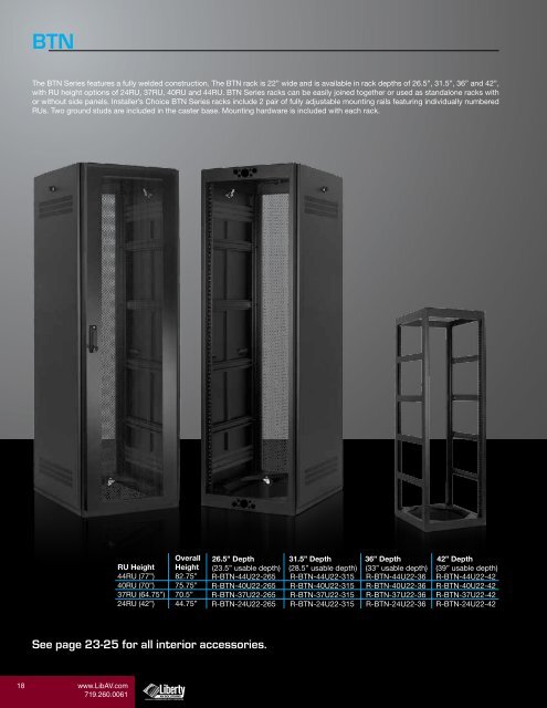 Installers Choice Rack Catalog - Liberty AV Solutions