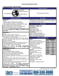 Product Specification Sheet Catalog Number: AVD-HF-VBHI Form ...